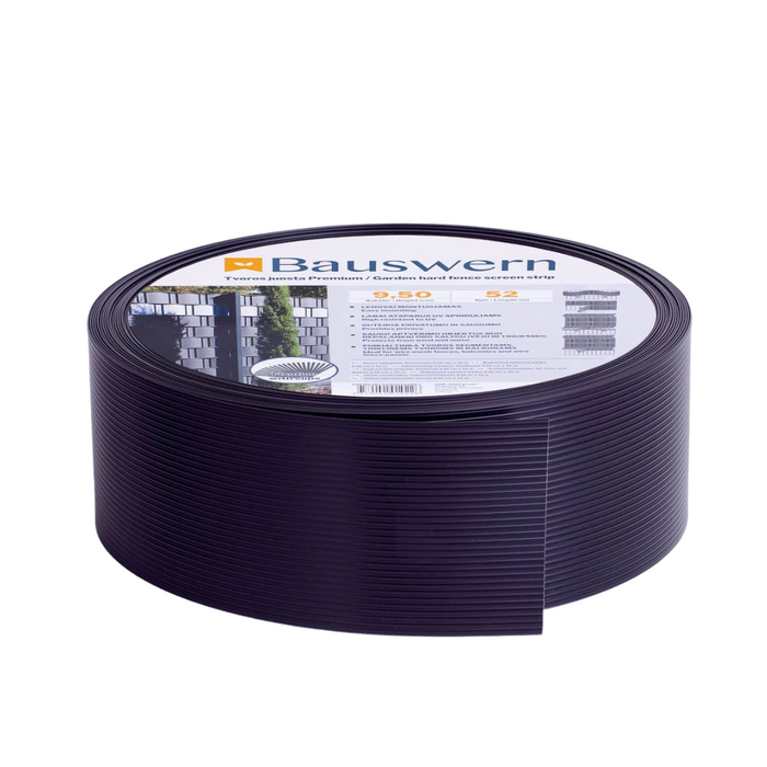 Bauswern Premium PP Privacy Screen Strips 52 x 0,095 m (700 g/m²) RAL7016 (Grey)