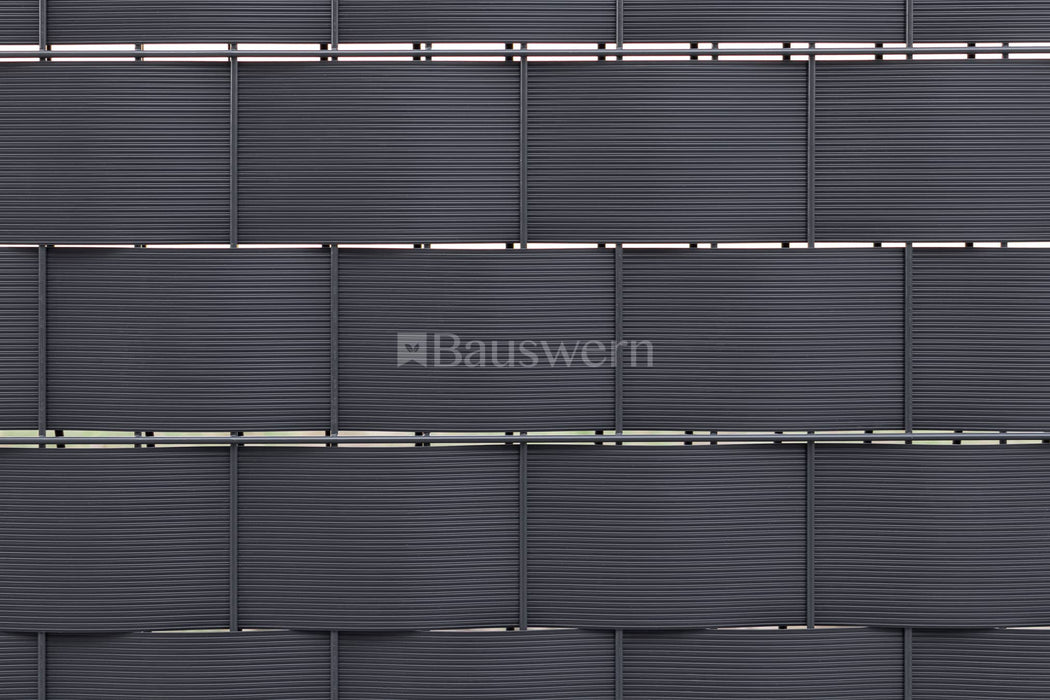 Bauswern Premium PP Privacy Screen Strips 52 x 0,095 m (700 g/m²) RAL7016 (Grey)