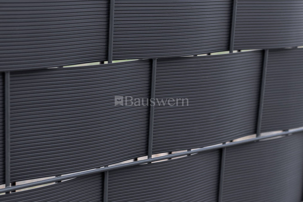 Bauswern Premium PP Privacy Screen Strips 52 x 0,095 m (700 g/m²) RAL7016 (Grey)