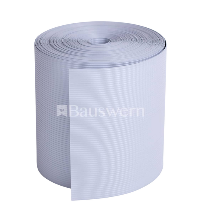 Bauswern Premium PP Sichtschutzstreifen für Doppelstabmatten - 700g/m² mit 26 x 0,19 m RAL7040 (Hellgrau)